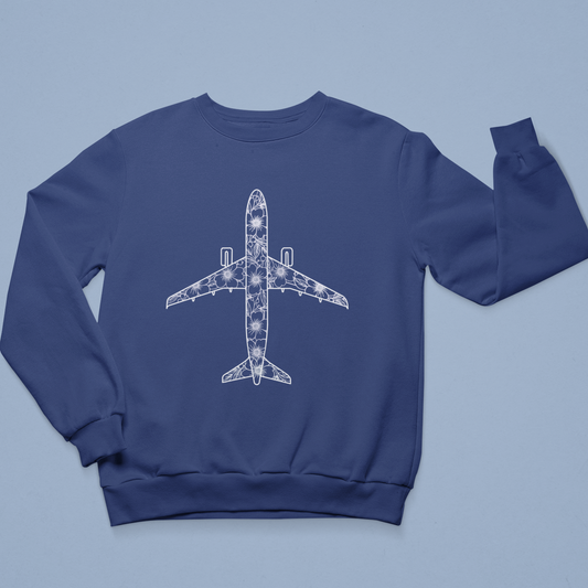 Sweatshirt Avion Fleuri