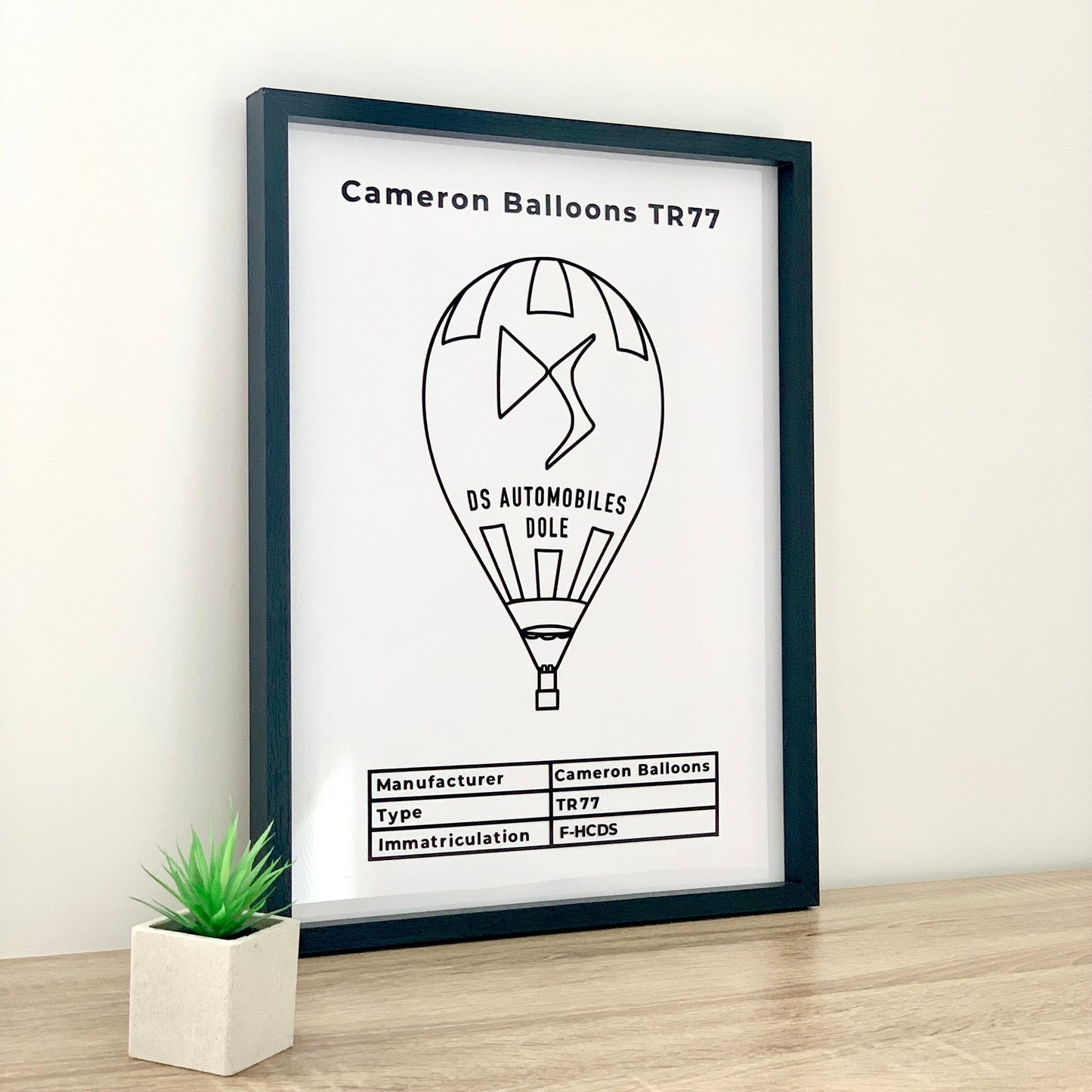 Customizable Hot Air Balloon Frame