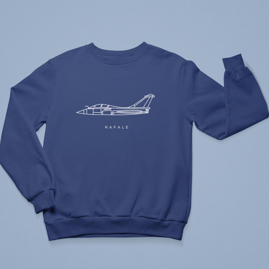 Sweatshirt Rafale Bleu