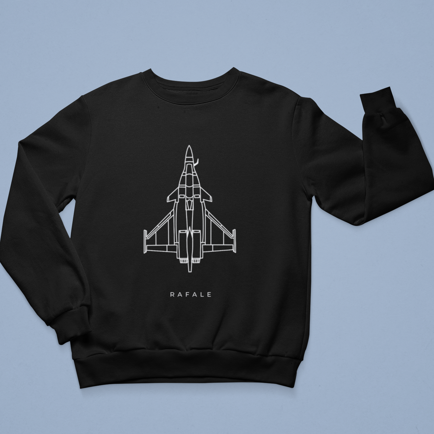 Sweatshirt Rafale noir