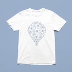T-Shirt Montgolfière Fleurie
