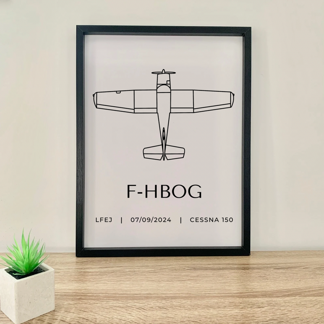 ✈️ Cadre Aviation Personnalisable : le Souvenir Incontournable pour Tout Pilote