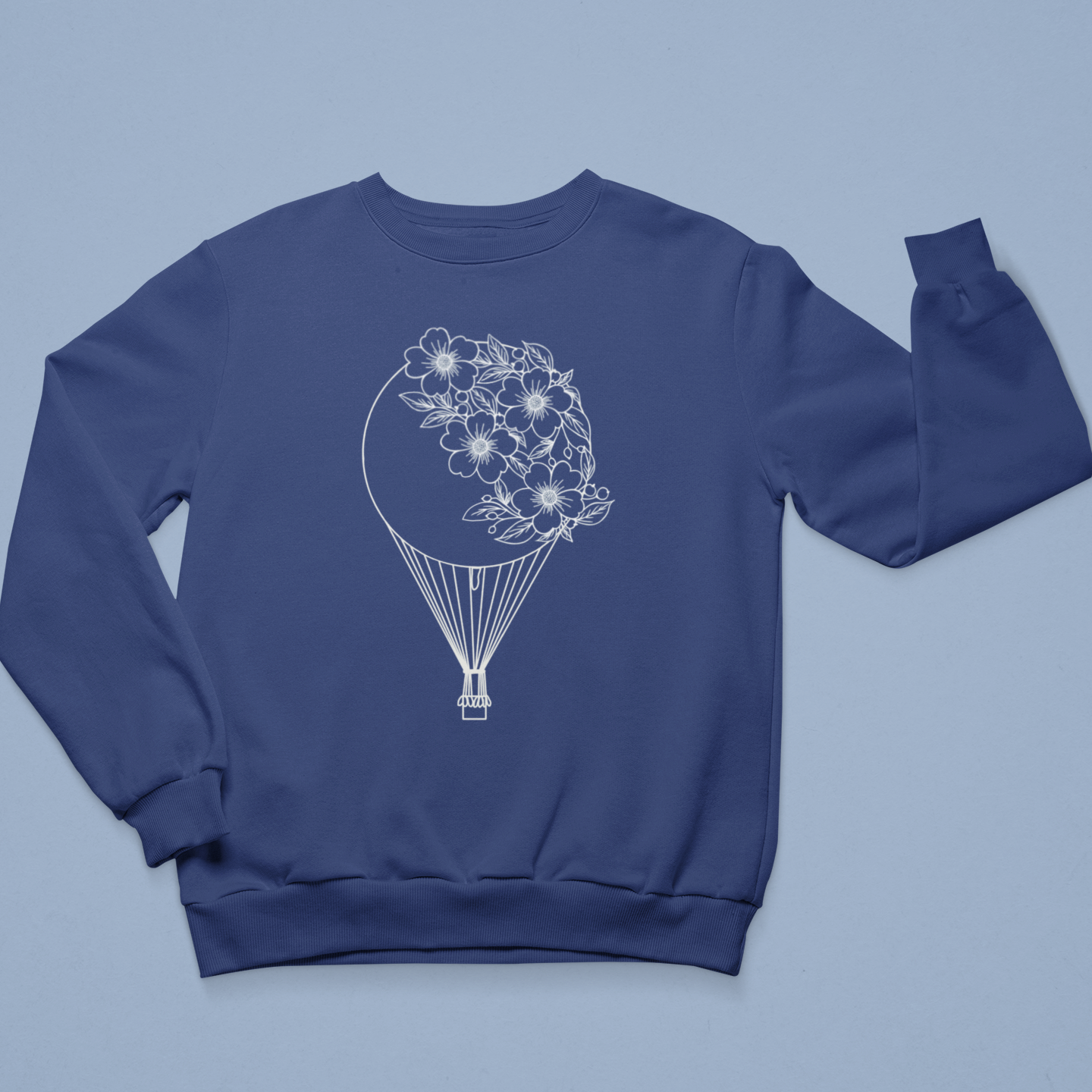 Sweatshirt Ballon à Gaz Fleuri
