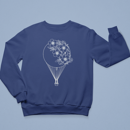 Sweatshirt Ballon à Gaz Fleuri