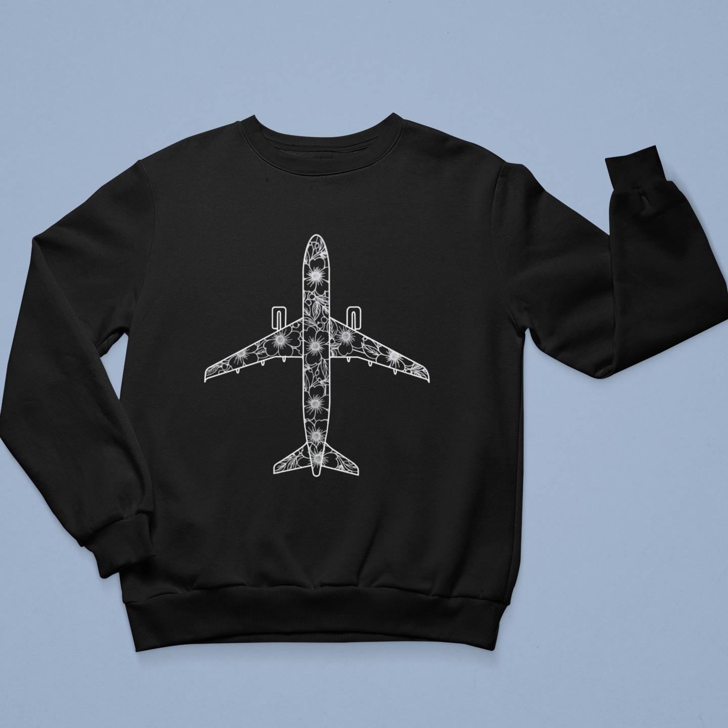 Sweatshirt Avion Fleuri
