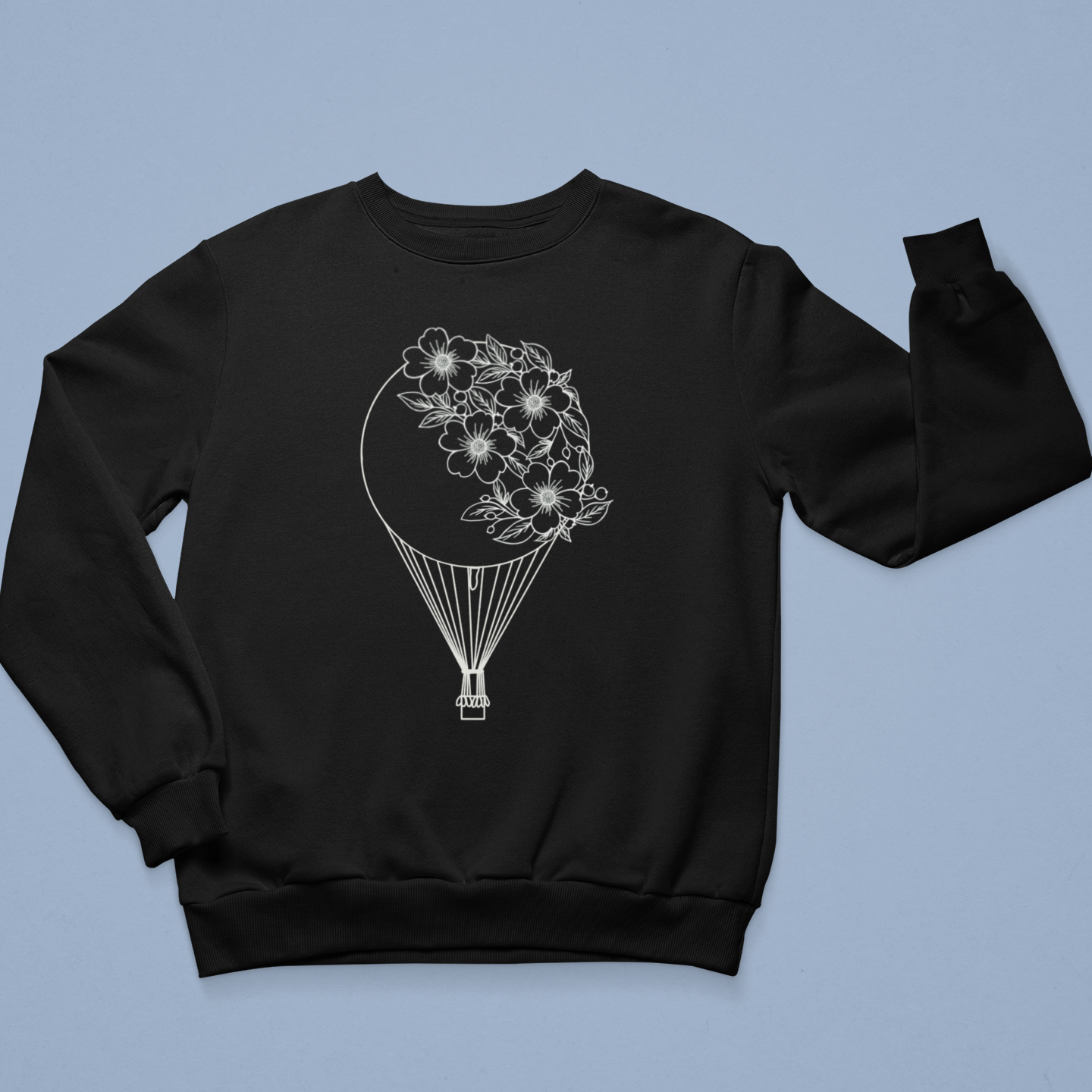Sweatshirt Ballon à Gaz Fleuri