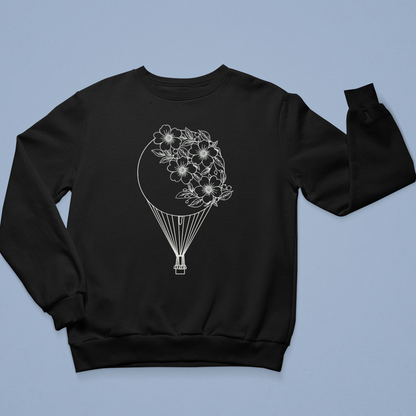 Sweatshirt Ballon à Gaz Fleuri