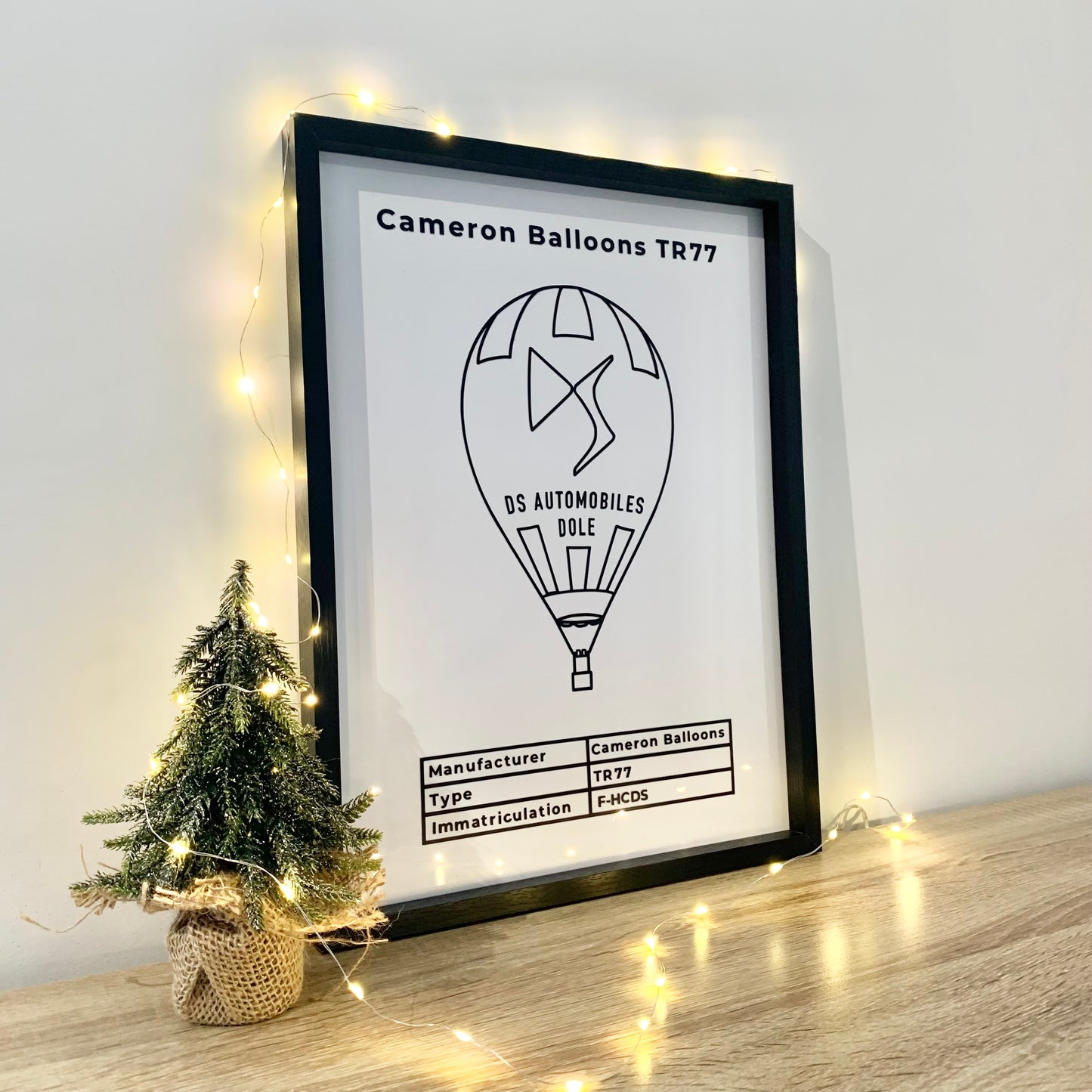 Cadre Montgolfière à personnaliser