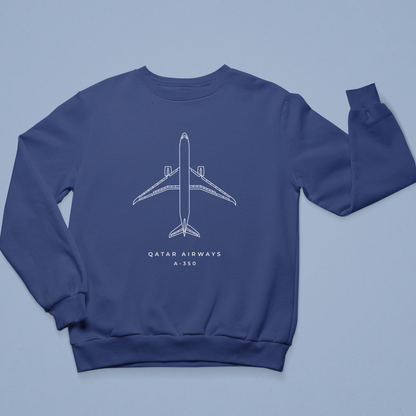 Sweatshirt Qatar Airways A350