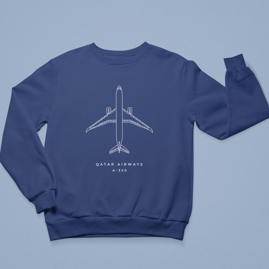 Sweatshirt Qatar Airways A350