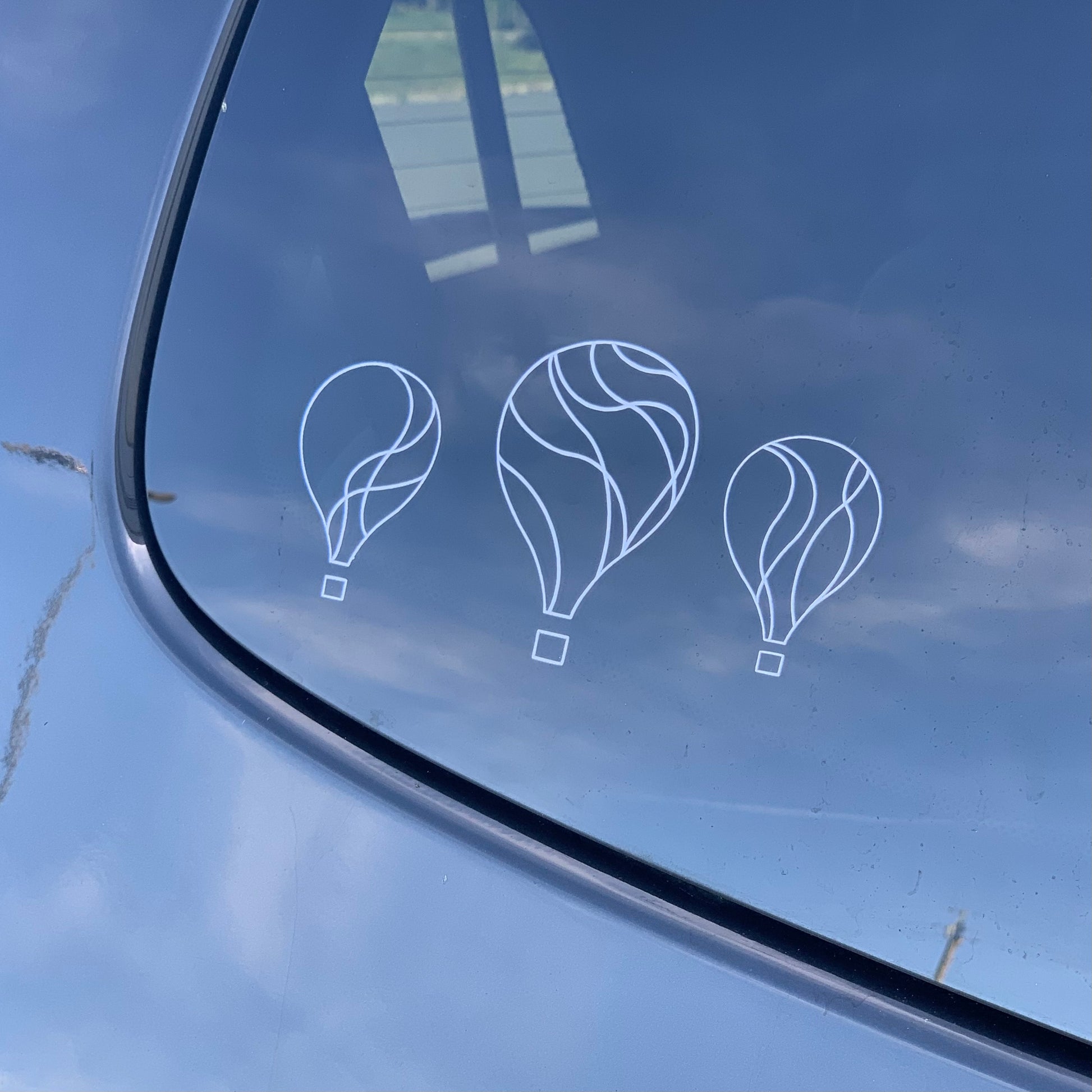 Autocollant montgolfières