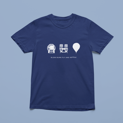 Blow Burn Fly tshirt