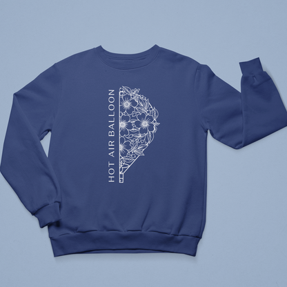 Hot Air Balloon Sweat-shirt Blue