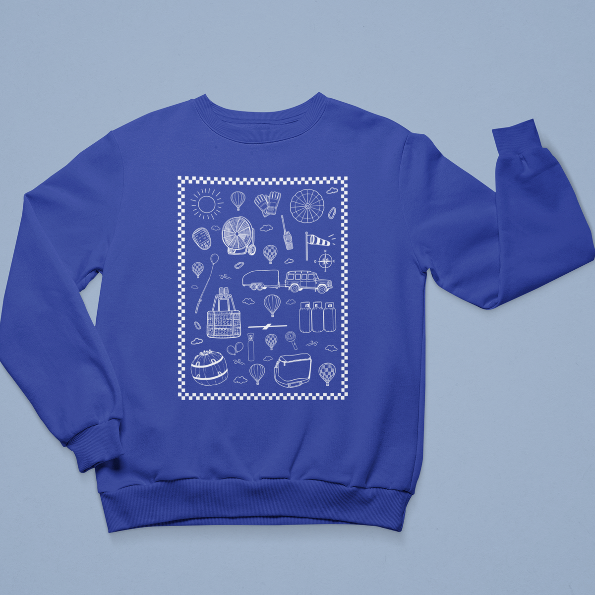 Hot air balloon starter pack sweatshirt 