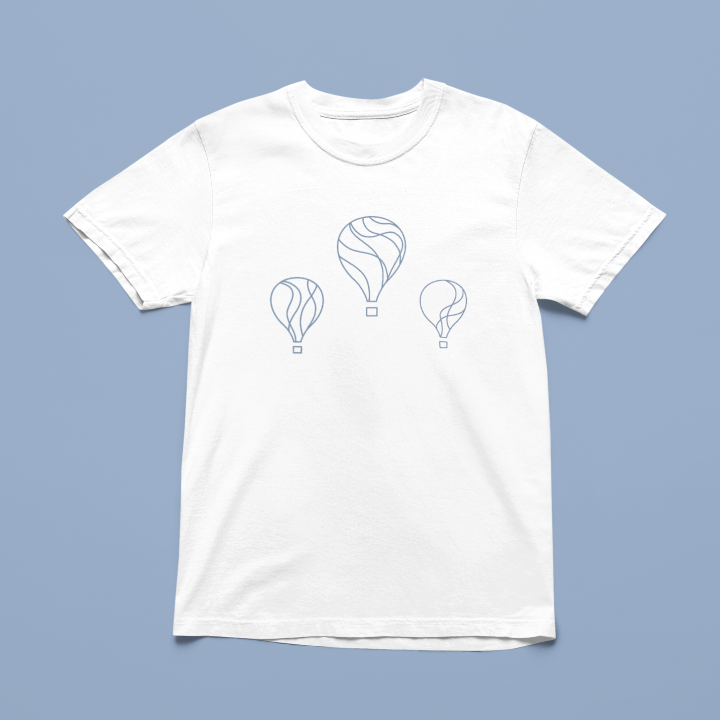 T-shirt Montgolfières ondulées