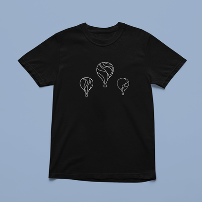 T-shirt Montgolfières ondulées