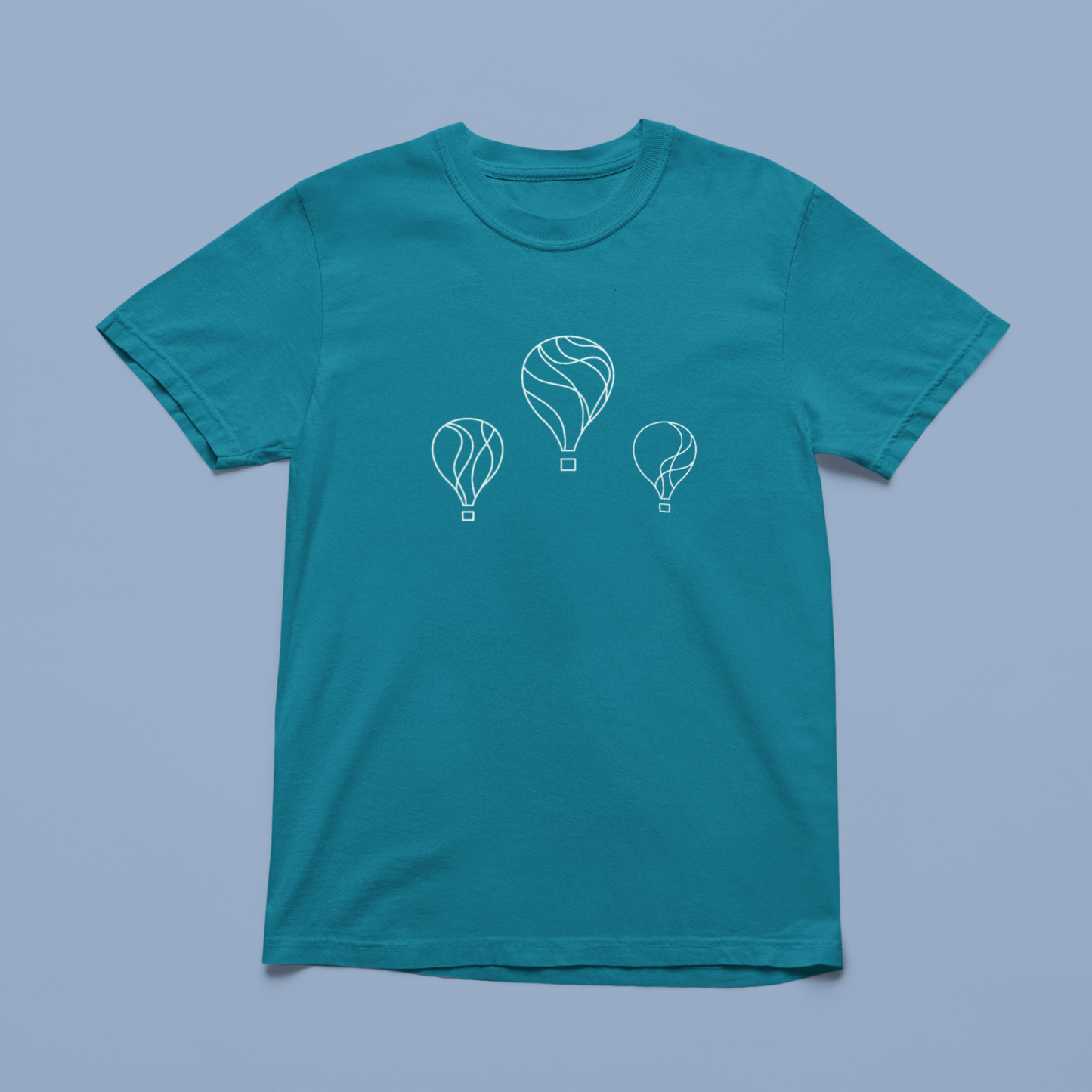 T-shirt Montgolfières ondulées