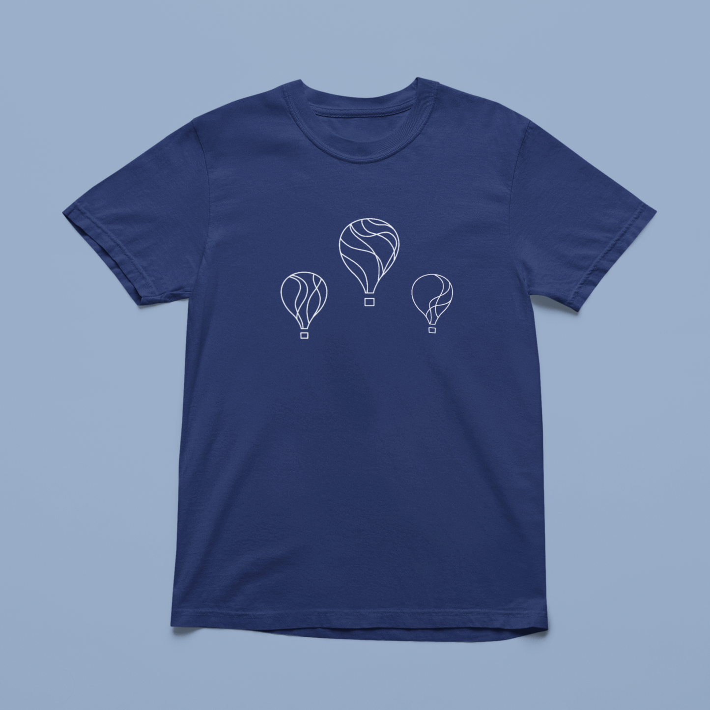 T-shirt Montgolfières ondulées
