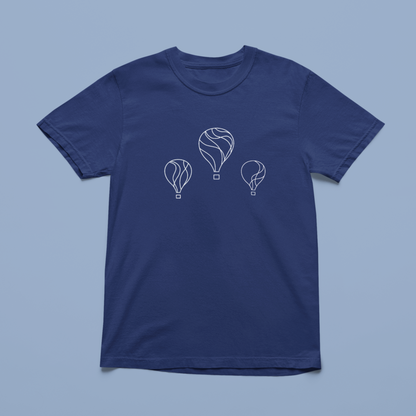 T-shirt Montgolfières ondulées