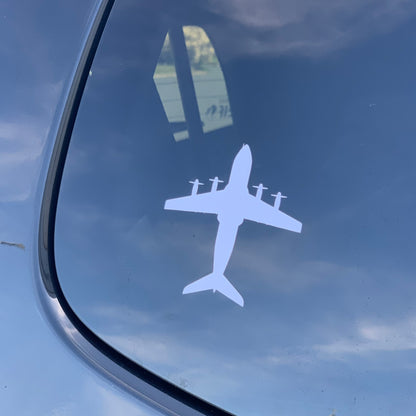 Autocollant Silhouette Avion