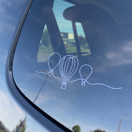 Autocollant Montgolfières minimalistes
