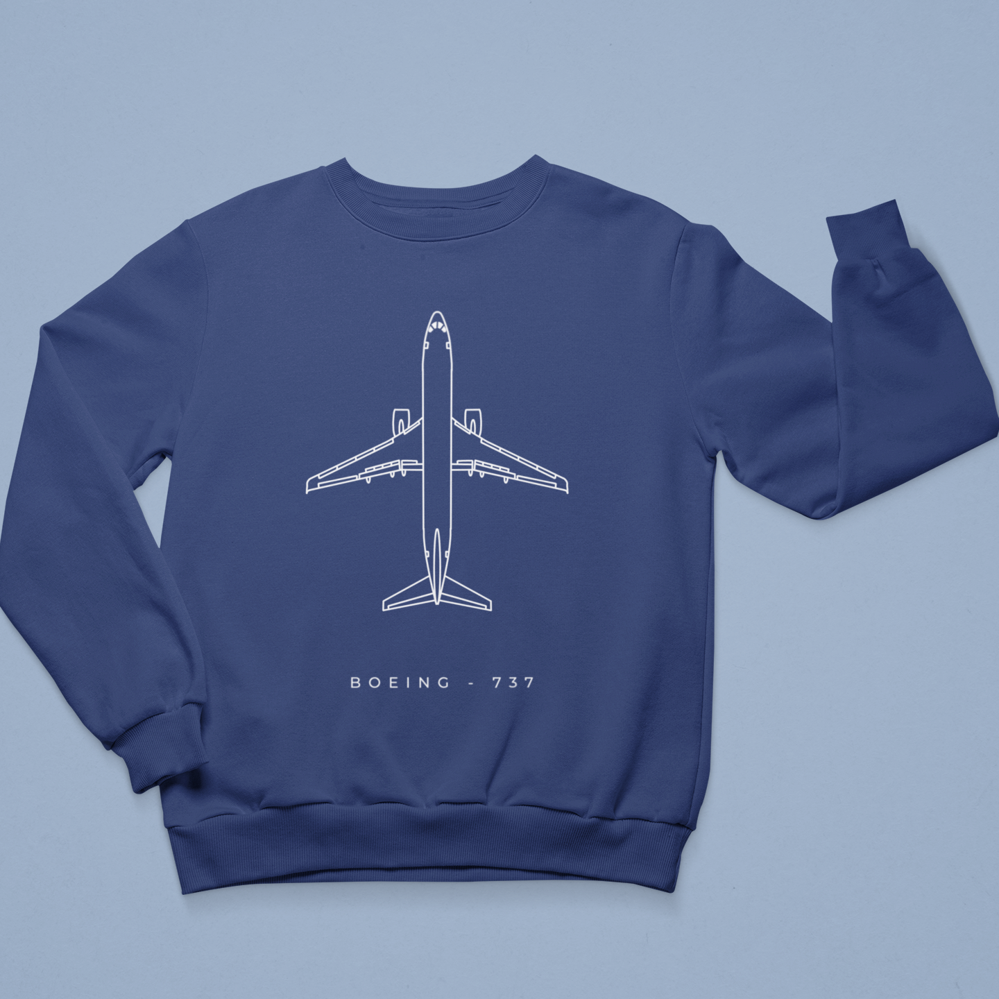 Sweatshirt Boeing B-737 Bleu