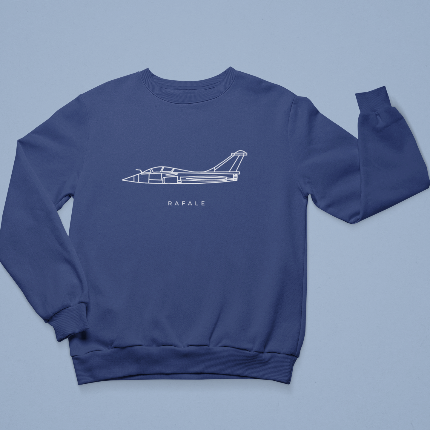 Sweatshirt Rafale Bleu 