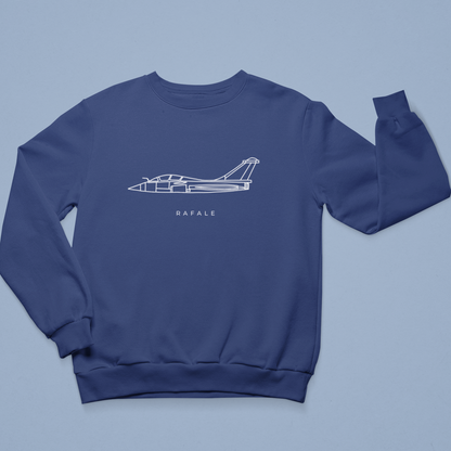 Sweatshirt Rafale Bleu 