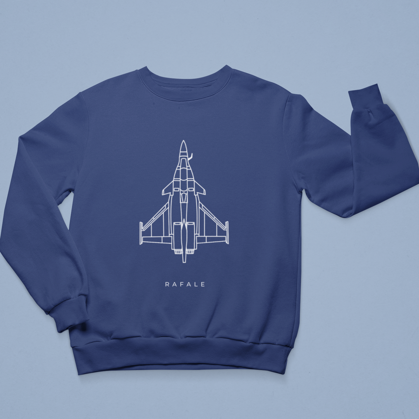 Sweatshirt rafale bleu