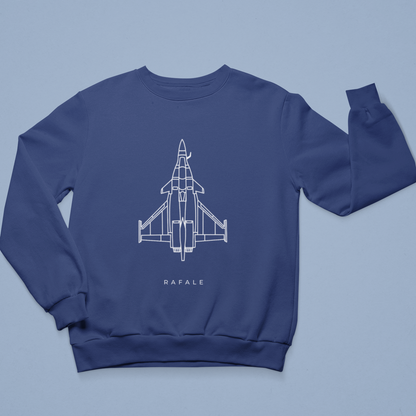 Sweatshirt rafale bleu