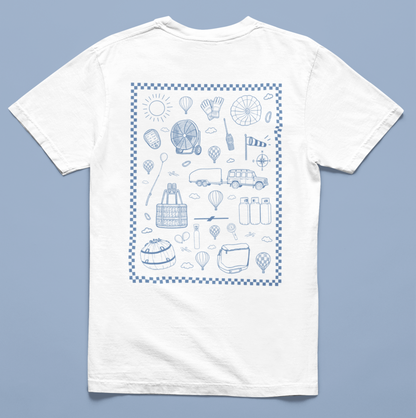 T-shirt hot air balloon starter pack blanc 