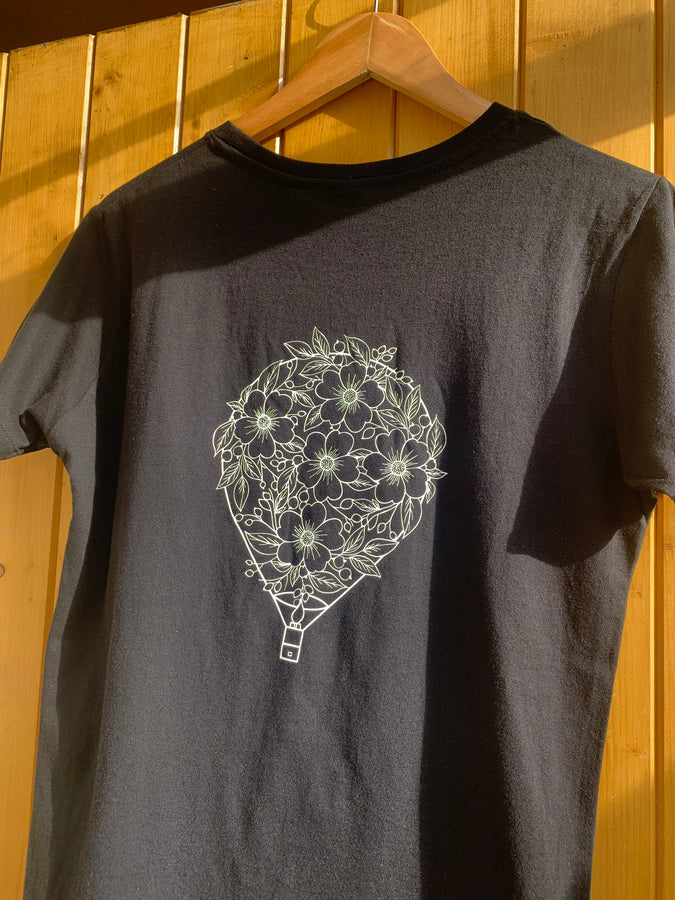 Tshirt montgolfière fleurie - Voleo
