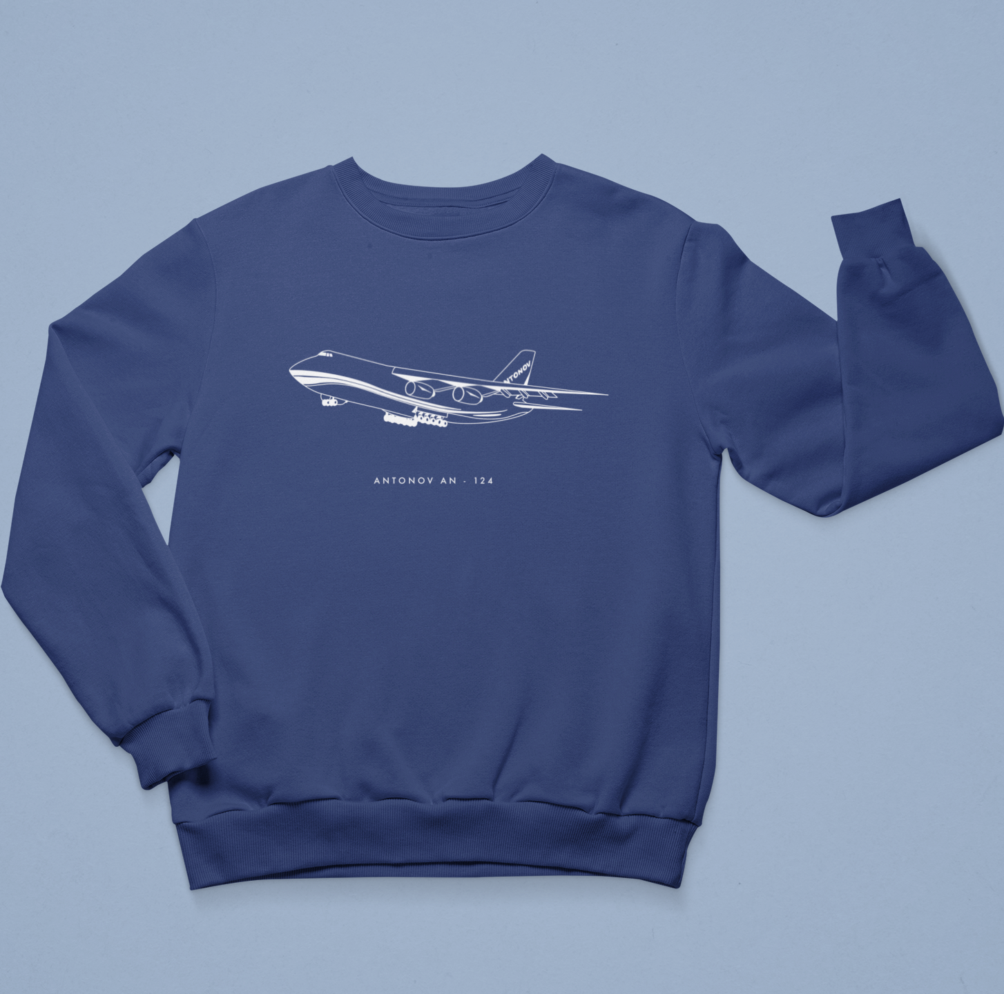 sweatshirt antonov an-124 bleu