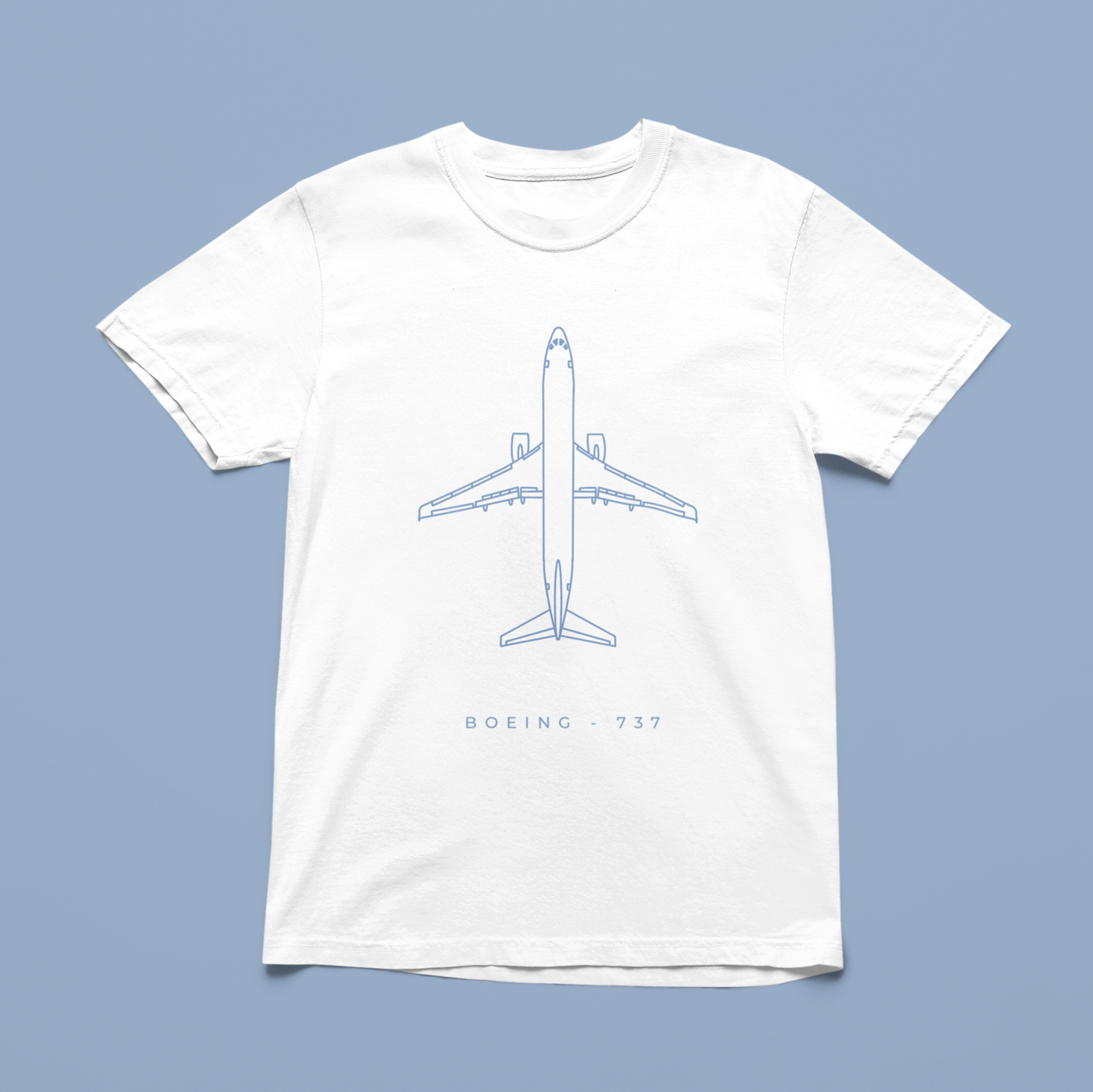 t-shirt_b737 Blanc