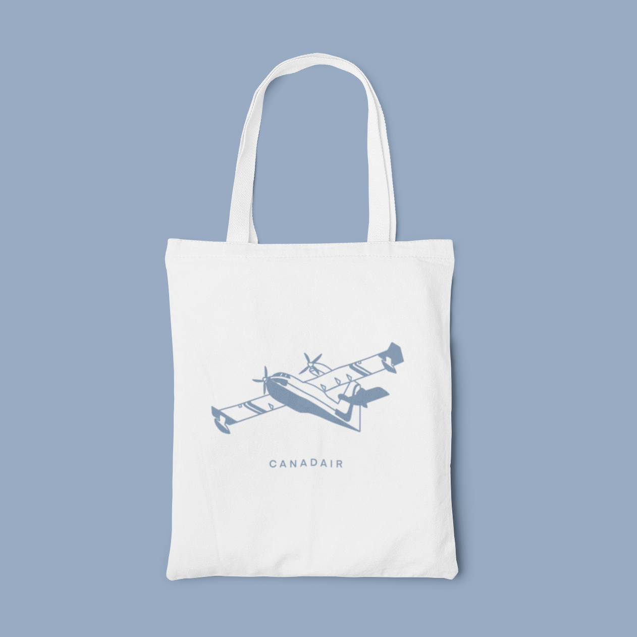 tote bag blanc canadair