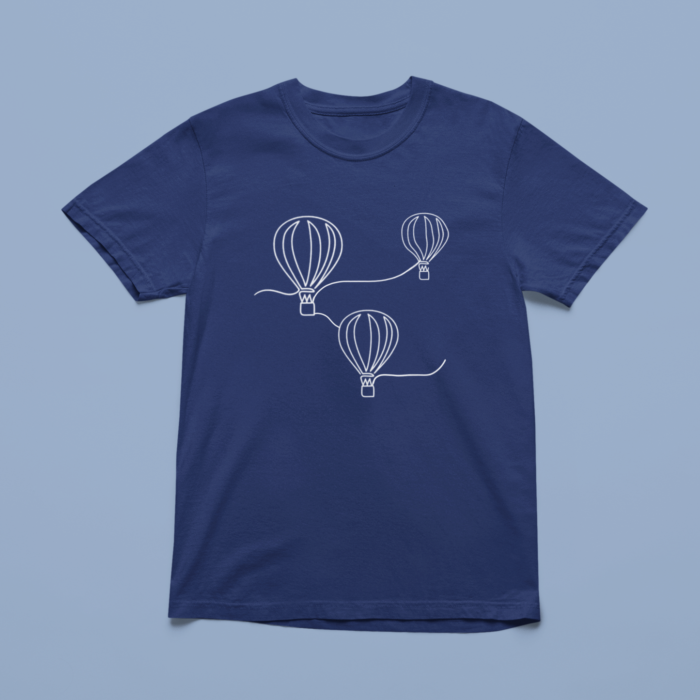 tshirt montgolfière reliés