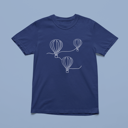 tshirt montgolfière reliés